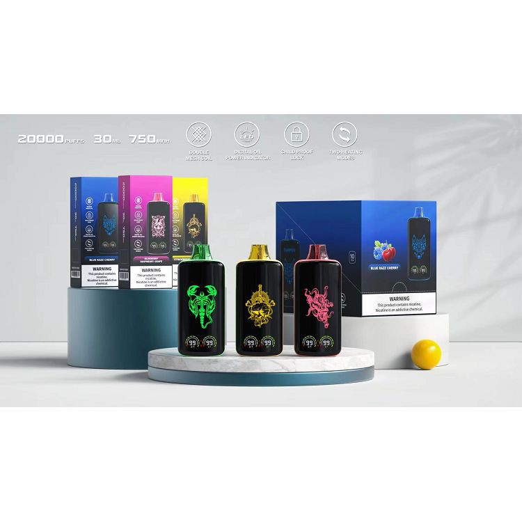 „Cool Shine“ LED VAPE MAGICAL 20000 PUFFS